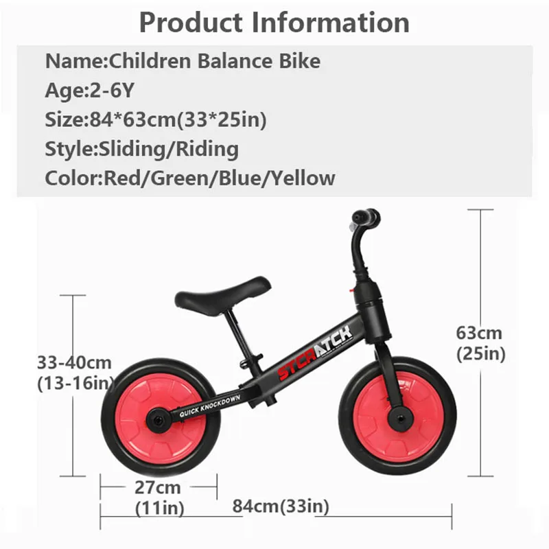 Infant Shining Baby Balance Bike Ride on Toys Walker 2/4 Wheels Bike Adjustment Lightweight Body Suit for 2-6Y Children Gift 5 Infant Shining Baby Balance Bike Ride on Toys Walker 2/4 Wheels Bike Adjustment Lightweight Body Suit for 2-6Y Children Gift 5