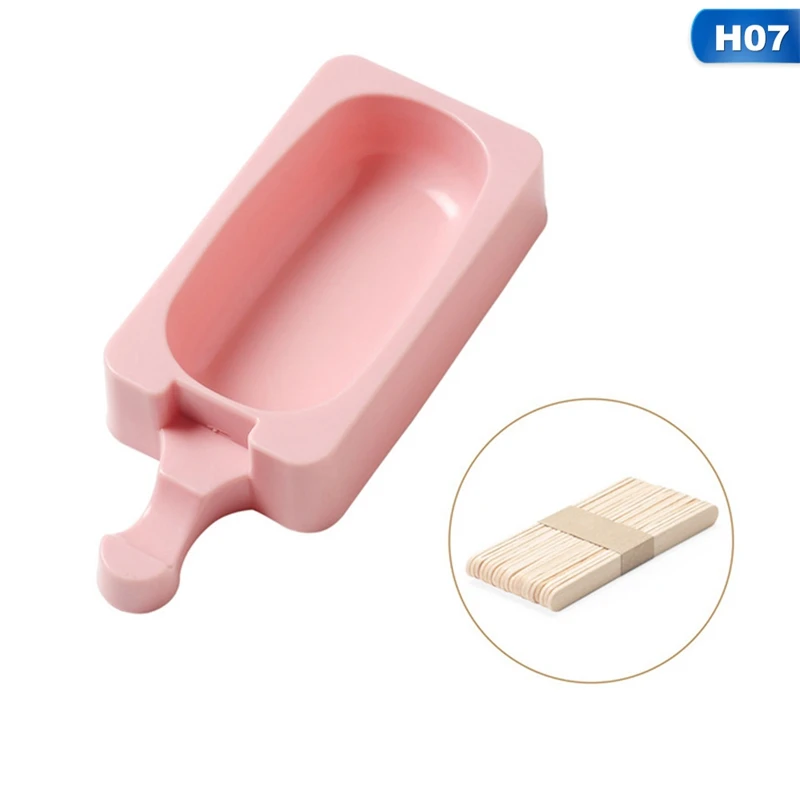 Форма для изготовления мороженого, принимающих DIY силиконовые формы Формочки Для Мороженого формы для десертов замораживания в виде мороженого и милая форма Кухня аксессуары - Цвет: 7