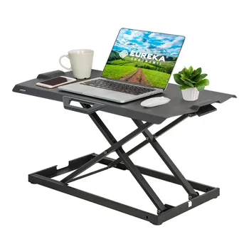 

Stand computer desk standing Eureka ERK-PCV-US, Black