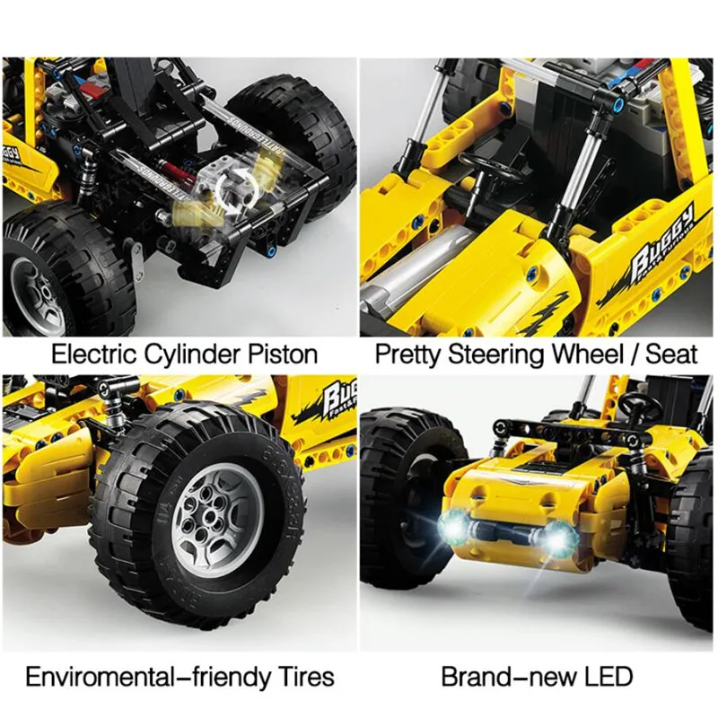 2 4 Ghz Technic RC вездеход внедорожник для скалолазания грузовик автомобиль Lepin