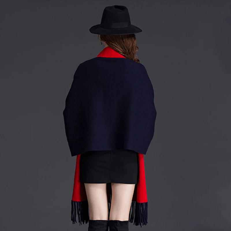 Женский высококачественный осенний кардиган с кисточками, длинный вязаный свитер, элегантный, 14 цветов