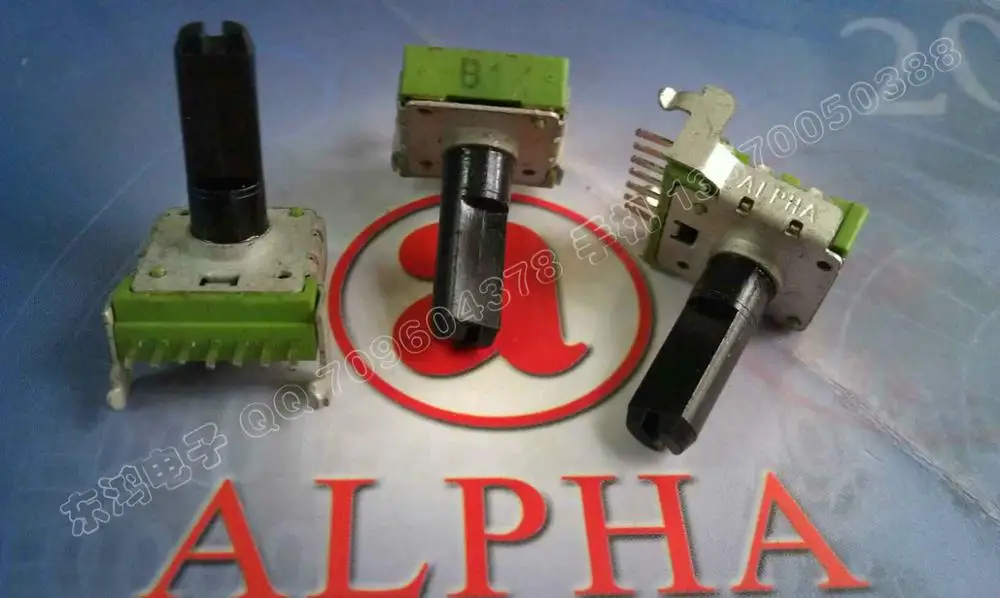 

2PCS/LOT Taiwan ALPHA RK14 type potentiometer horizontal B1K 17MM..