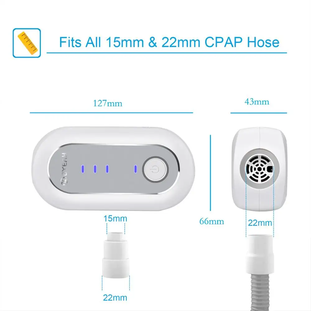 MOYEAH CPAP очиститель дезинфицирующее средство с герметичной сумкой стерилизатора и
