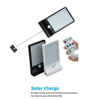 

Solar Lamp Outdoor Led Light PIR Motion Sensor LED Solar Power Wall Street Garden Light Security Spotlight Waterproof Decoration