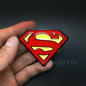 

Metal Chrome Superman Logo Badge Trunk Emblem Decal Sticker Car Motorcycle Tank