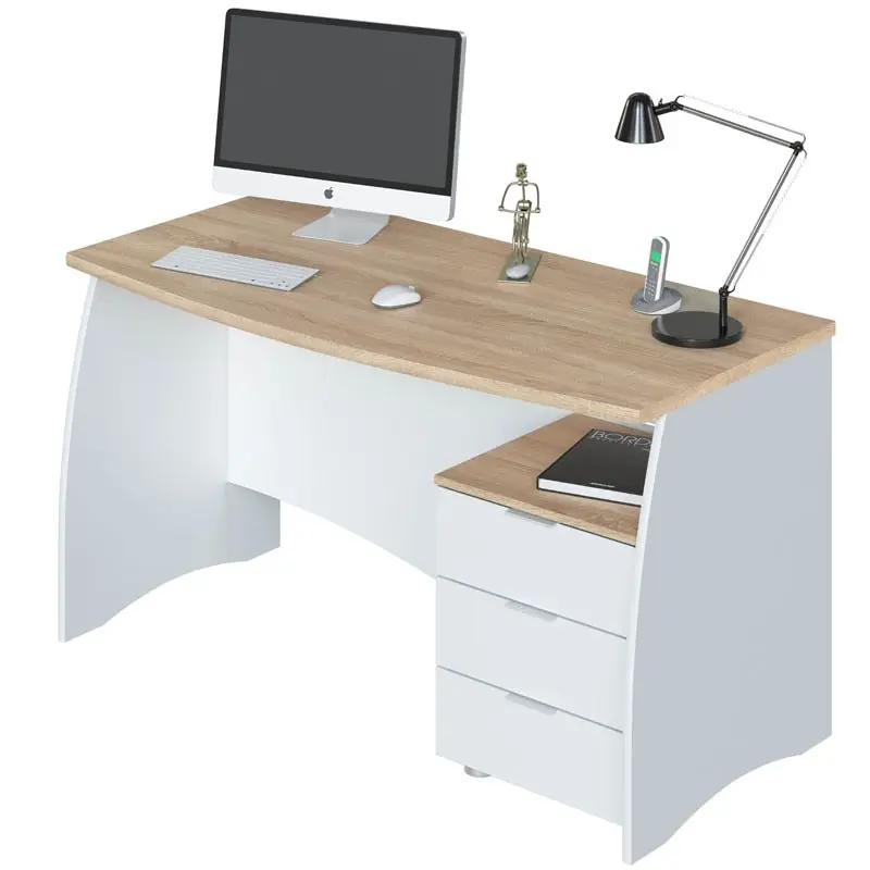 White Executive Desk Drawers Modern Office Desk Drawers White