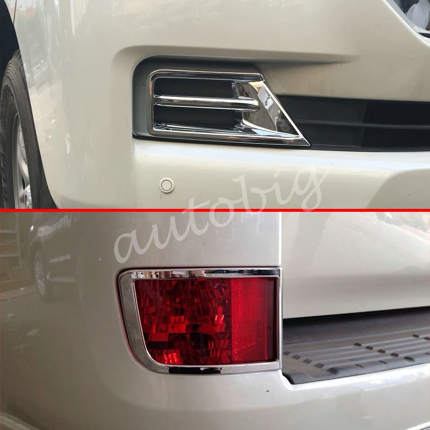Передний + задний противотуманный светильник отражатель бампера для Toyota Land Cruiser