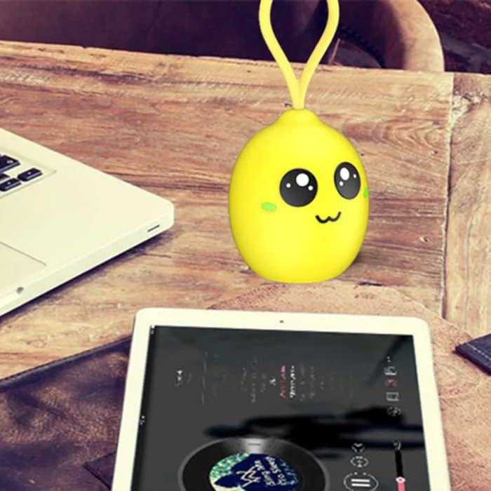 Портативный беспроводной Bluetooth стерео динамик мультфильм лимон сабвуфер Bluetooth динамик