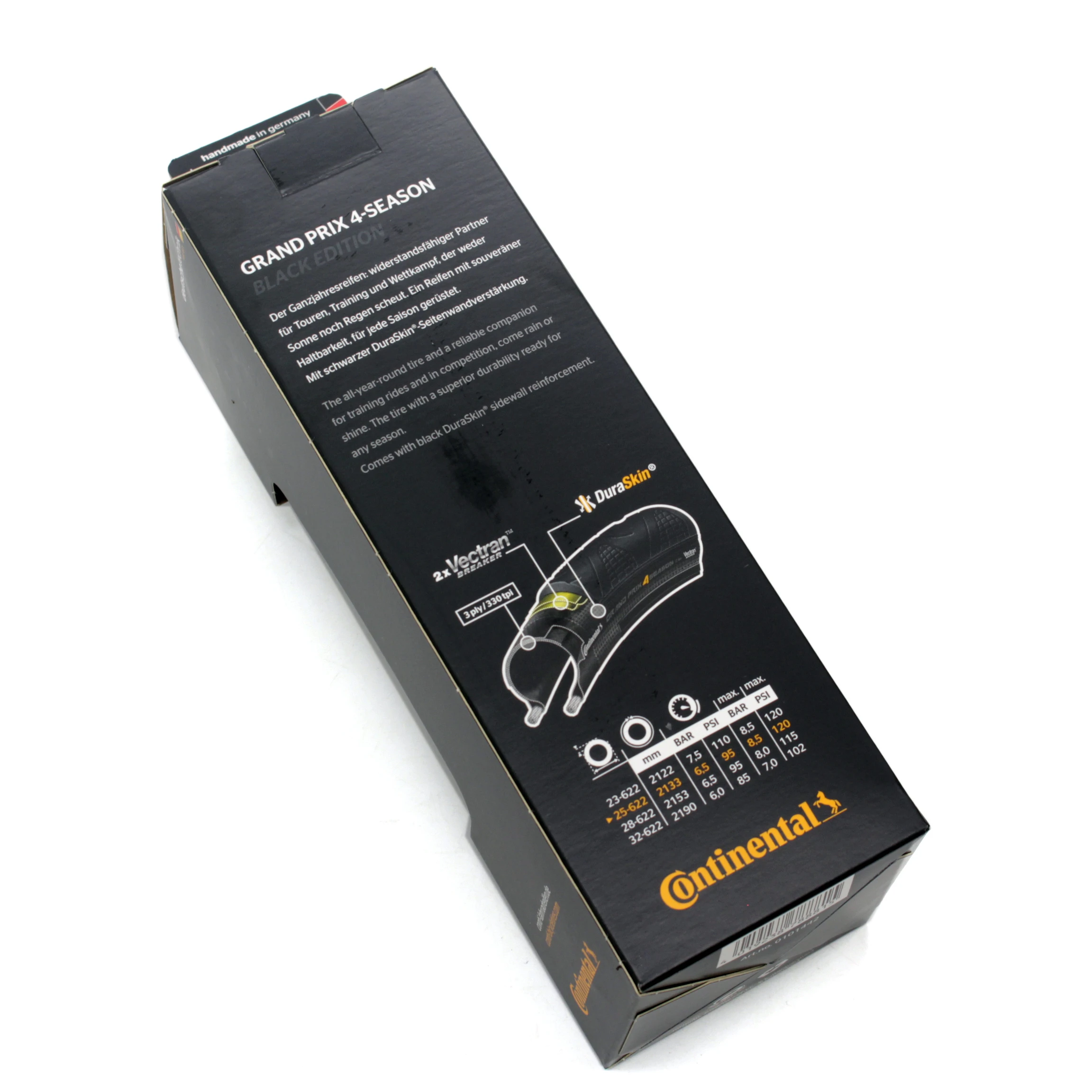 Континентальный Grand Prix 4time Special Edition черный 700x25 мм клинчерная велосипедная