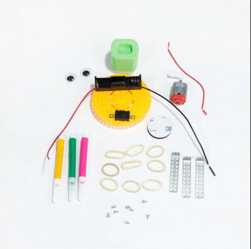 VVVVANKER Doodle Robot électrique Kits de Construction Technologie Invention Enfants Early Learning Toy
