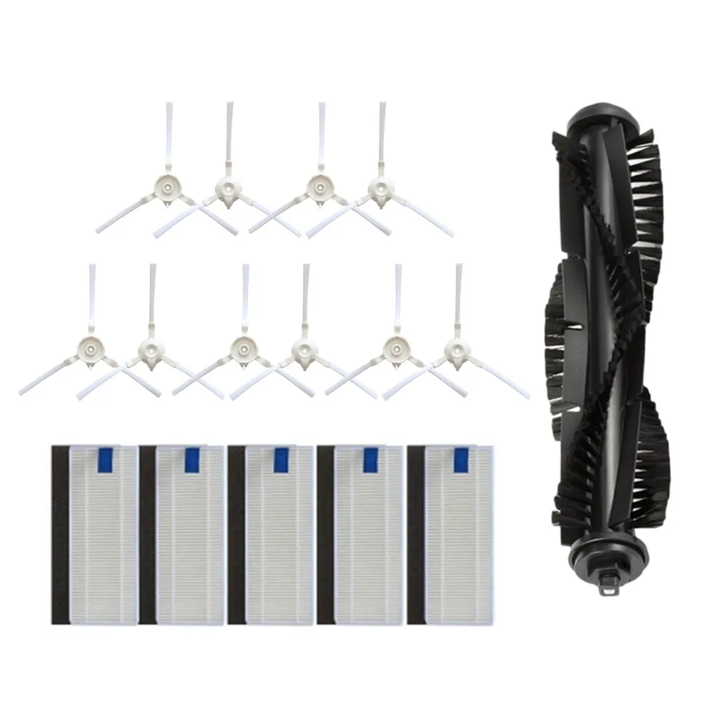 Vacuum Cleaner Sponge Filter Side Brushes Kit For Rowenta EXPLORER