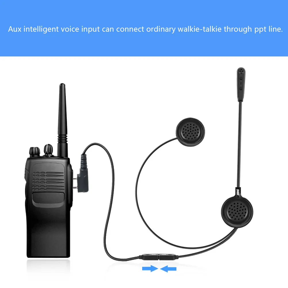 Легкий мотоцикл шлем домофон E200 Bluetooth домофон беспроводной связи рация гарнитуры громкой связи