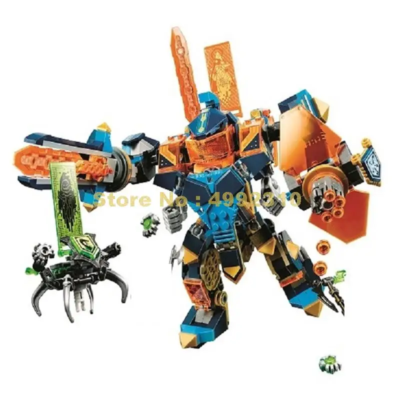 

10817 567pcs knights high-tech armoured ares mech bela building blocks 3 figures 72004 Bricks Toy