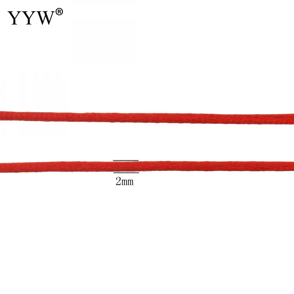 2mm Nylon Cord For Jewelry Findings Accessories Kawaii With Plastic Spool Reel Bobbin Column Cylinder Nylon Cords 100yards/Pc