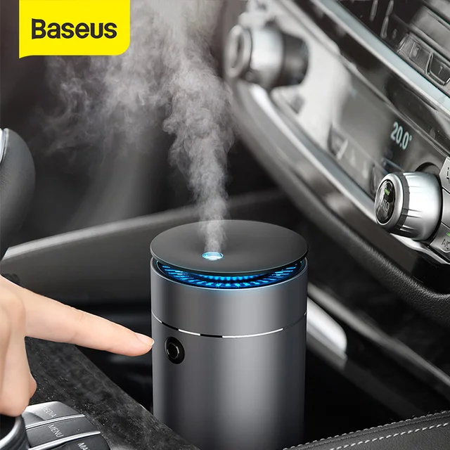 Baseus – humidificateur dair de voiture, diffuseur dhuile essentielle et darôme pour maison et voiture, purificateur dair, brumisateur USB amovible 