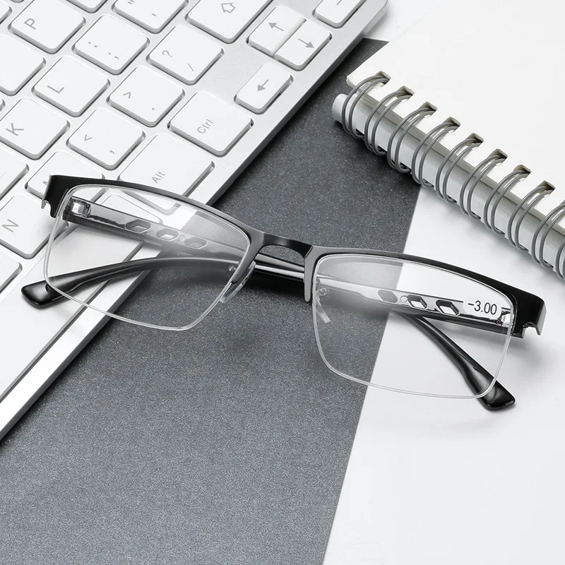 Seemfly-gafas simples para miopía, lentes graduadas con acabado ligero, dioptrías de prescripción-1,0 a 4,0, gafas miopía