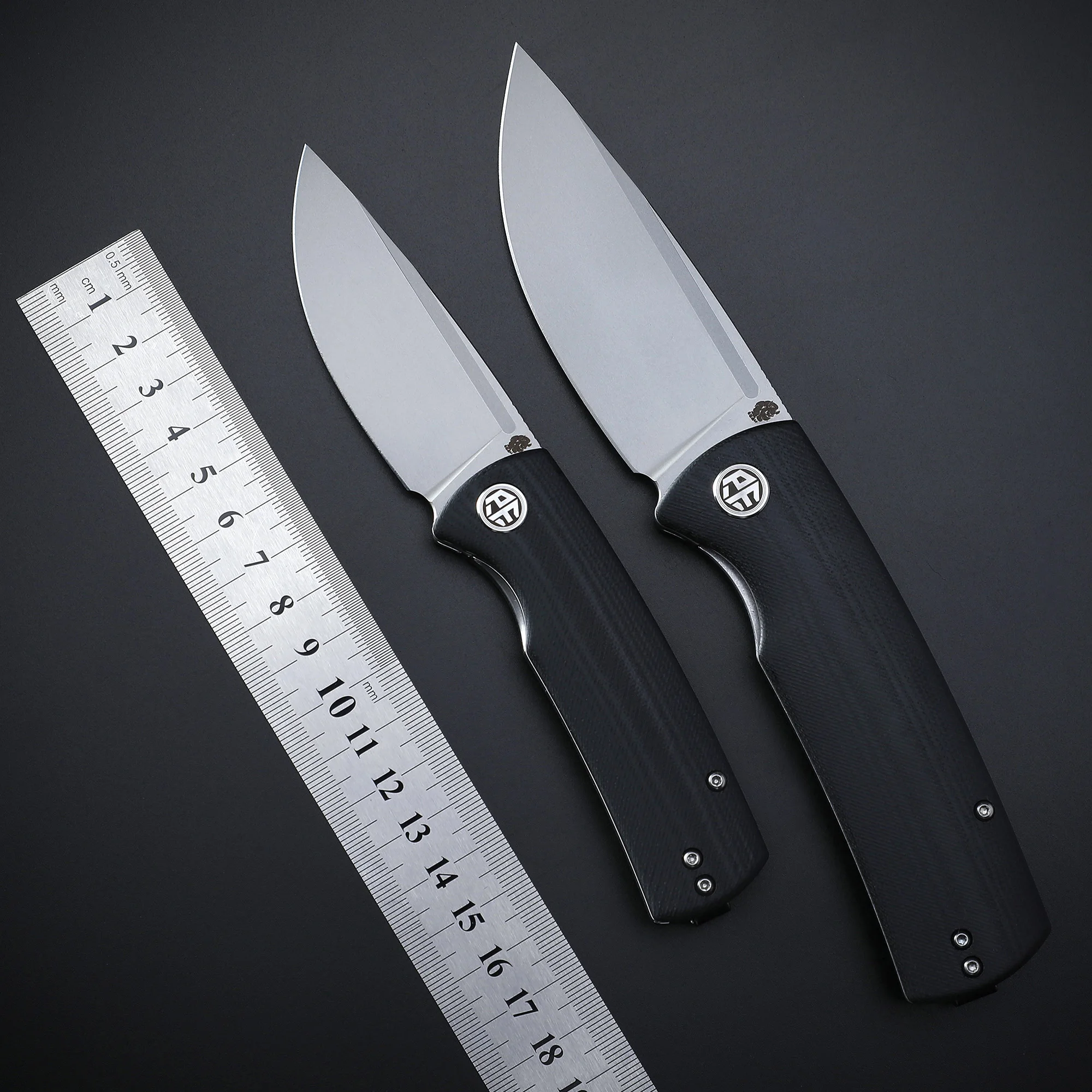 Petrified fish Новый мини PFP01X дамасский G10 ручка Керамический шарикоподшипник 14C2 8N