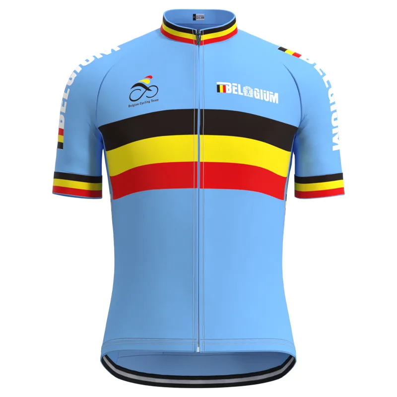 2013 Racing Belgium Team Man Blue Retro 