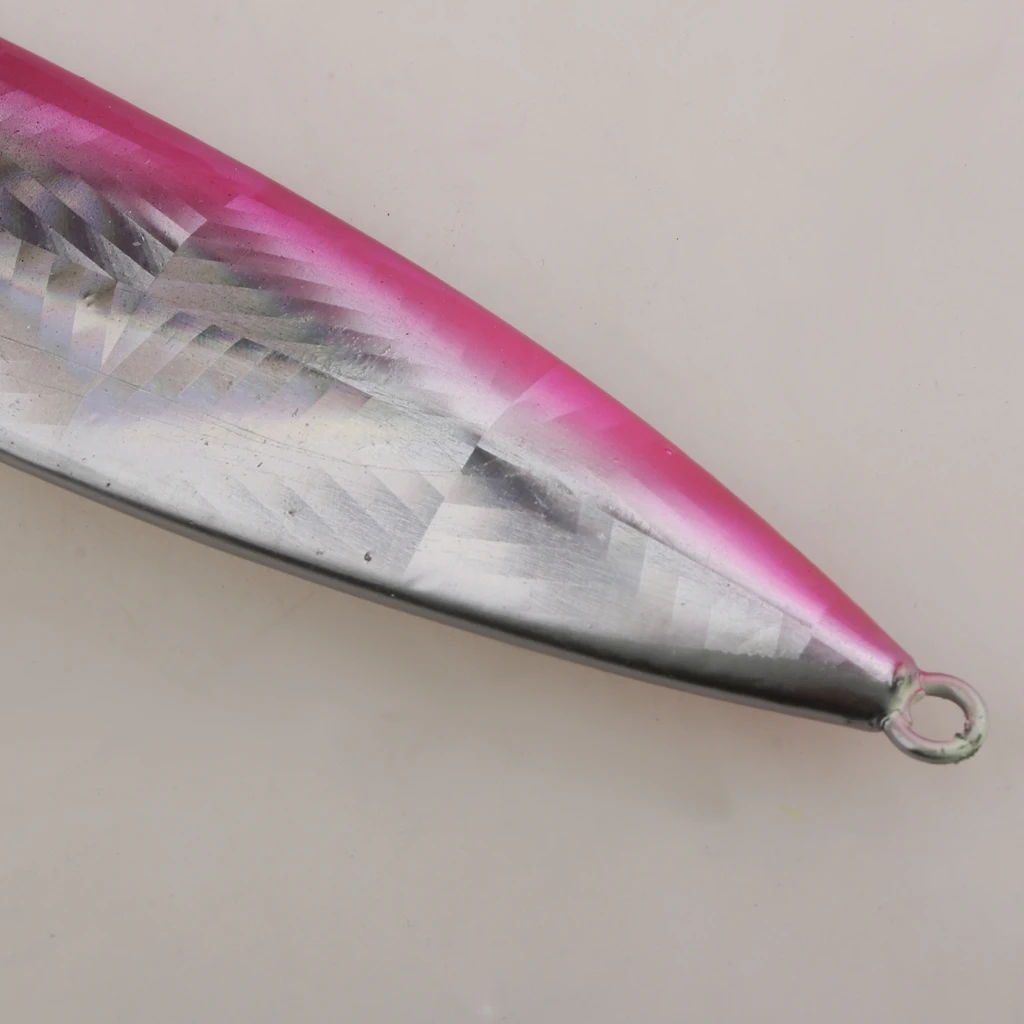250g 19.5cm Metal Fishing Lure Vertical Jigging Bait Hard Heavy Weight Bait Crankbait for Casting