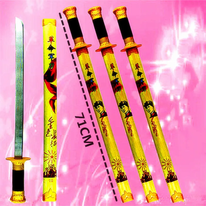 

Children Bamboo Wooden Sword Revolution hong yataghan Temple Fair Stall Attractions Hot Selling Crafts Sabre
