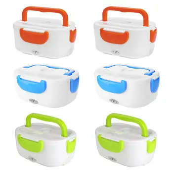 

Portable Electric Heating Lunch Box Food Container Food Warmer Dinnerware Vehicle Power Line Household Power Cord