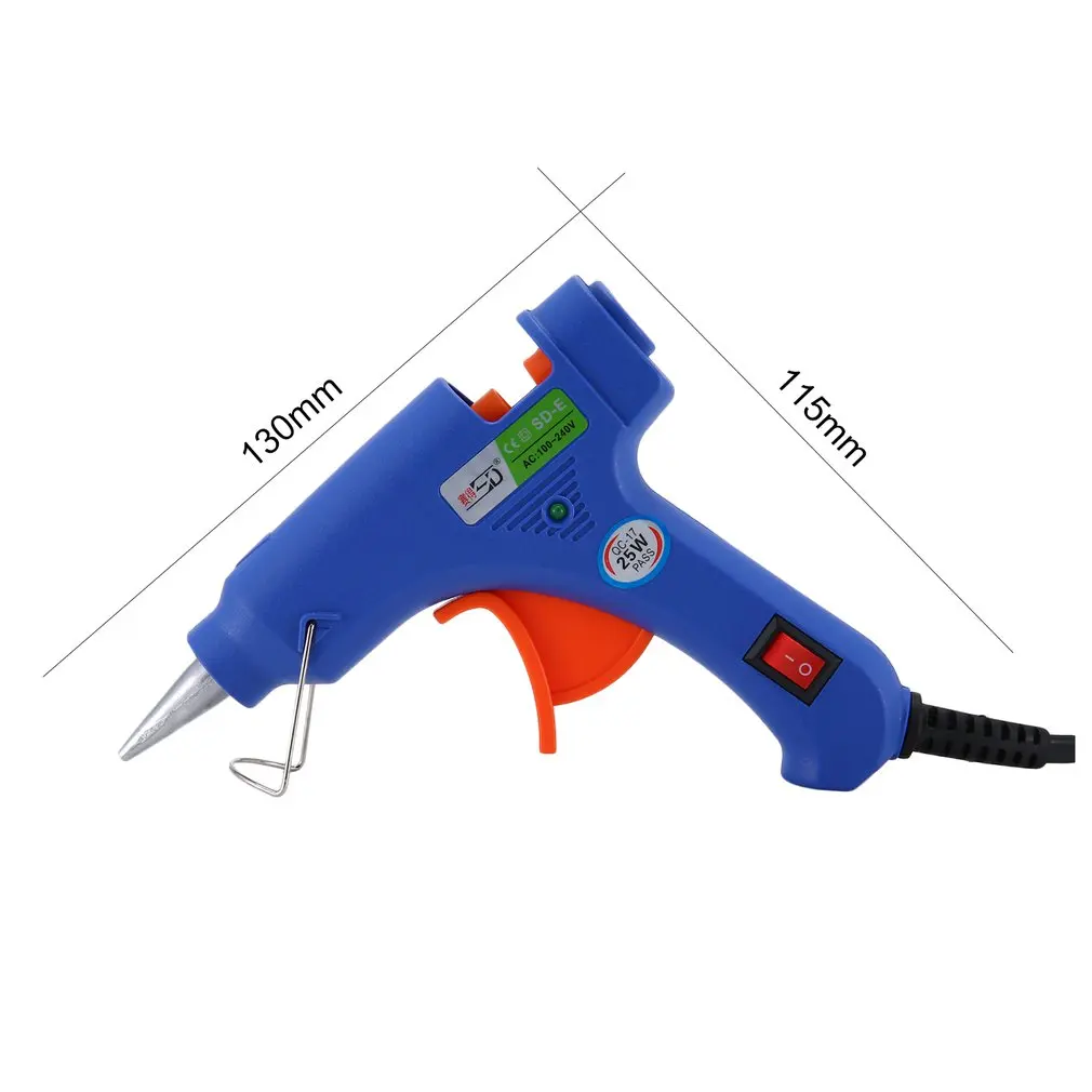 SD SD-E 25 Вт термоклеевой пистолет тепловые пушки для DIY ручной работы игрушки ремонтные Инструменты Электрические термоклеевые пистолеты