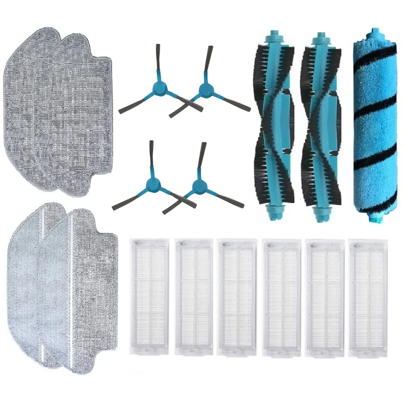 Promotion!Main Brush Side Hepa Filters Kit for Viomi V2Pro Sweeping Mopping Robot Vacuum Cleaner Accessories Spare Parts | Бытовая