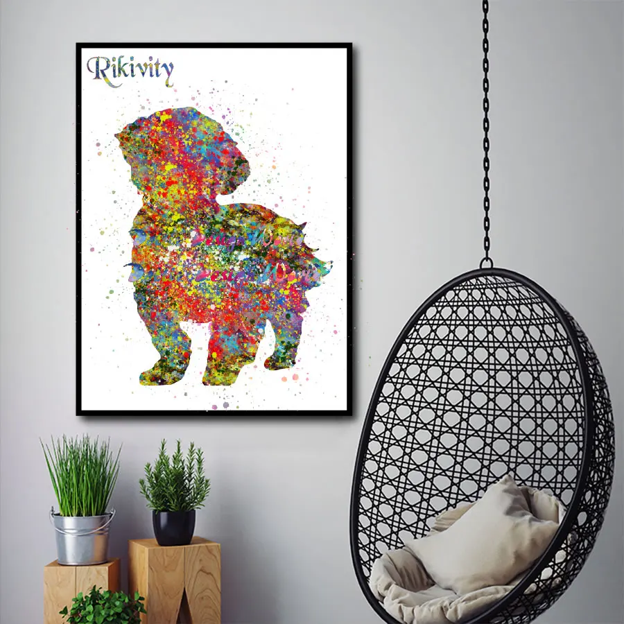 Rikivity французский бык собака картины холст плакаты с изображениями собак Печать