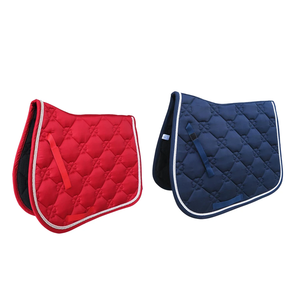 Jumping Event Shock Absorbing English Horse Saddle Pads Saddlecloths 69x52cm