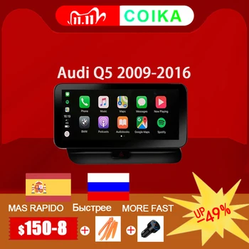 

10.25“ 8 Core Car Multimedia Screen For Audi Q5 2009-2016 Android System WIFI 4G LTE Google 4+64GB BT IPS GPS Navi Radio Carplay