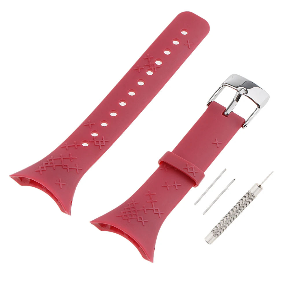 Silicone Rubber Watch Strap For SUUNTO M1 M2 M4 M5 M Series with Tools Set