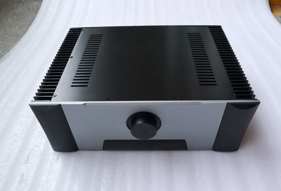 KYYSLB Class A Power Amplifier Chassis on Both Sides of The Radiator Rear Stage Chassis Pure Rear Aluminum Chassis 4315 DIY Case