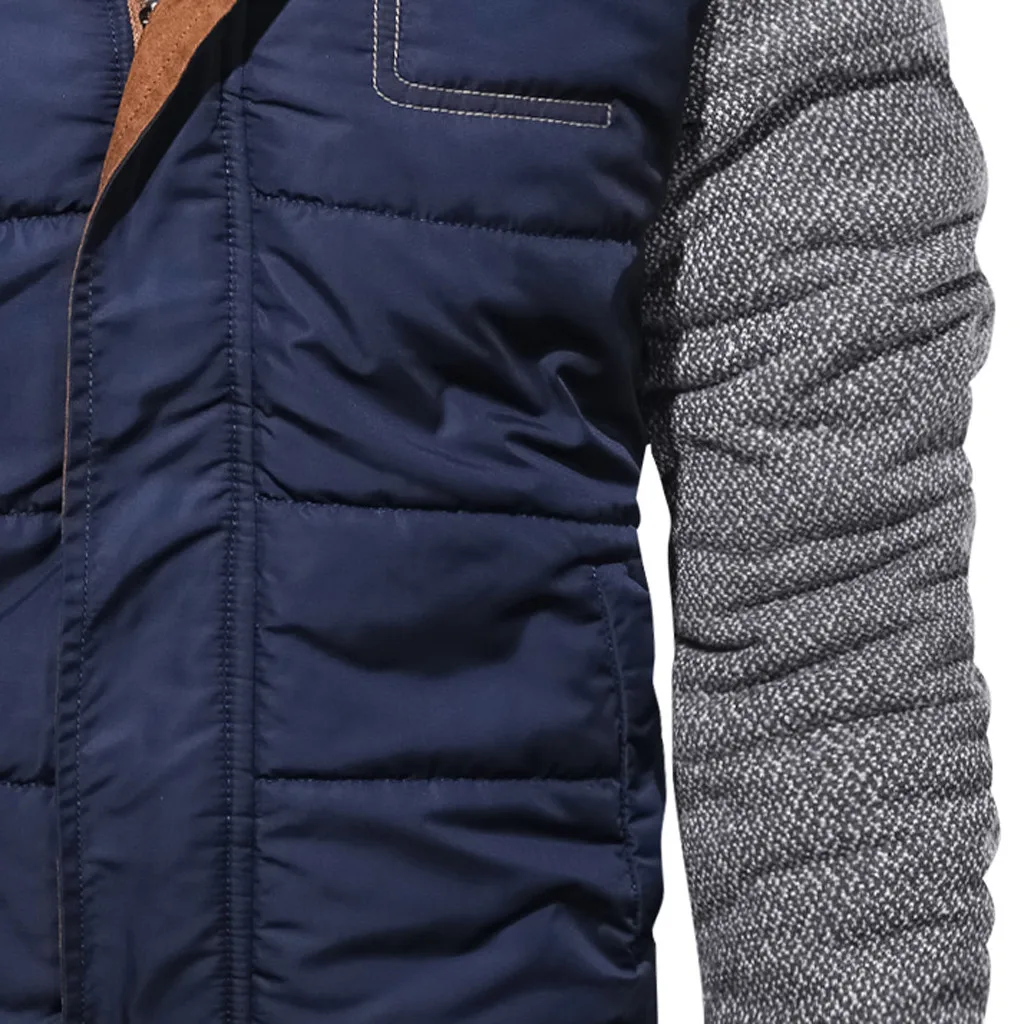 Зимняя куртка мужская с капюшоном Тонкая Корейская парка Hombre длинная куртка пальто кашемир Мужская ветровка парки хлопок молодежная одежда 7#3,5