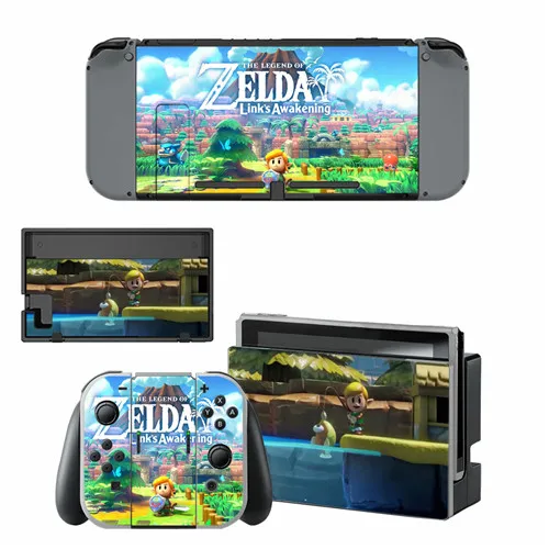 Легенда о Зельде ссылка Пробуждение кожи Стикеры винил для nintendo Сменные наклейки Кожа NS консоли и джойстики Joy-Con - Цвет: YSNS2069