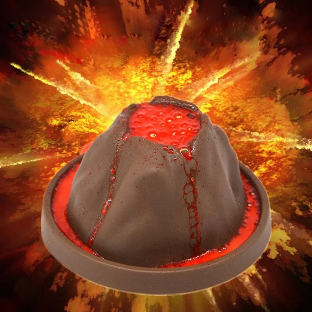 

Exploring Funny DIY Science Kit Kids Experiment Developmental Erupting Volcano Geographic Discovery Gift Learning Toys Chemical