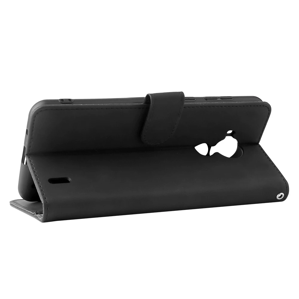 Custodia Nokia X30 5G GOKEN: Flip Wallet In Pelle PU Con Portafoglio, 5 Slot Carte E Supporto, Nero