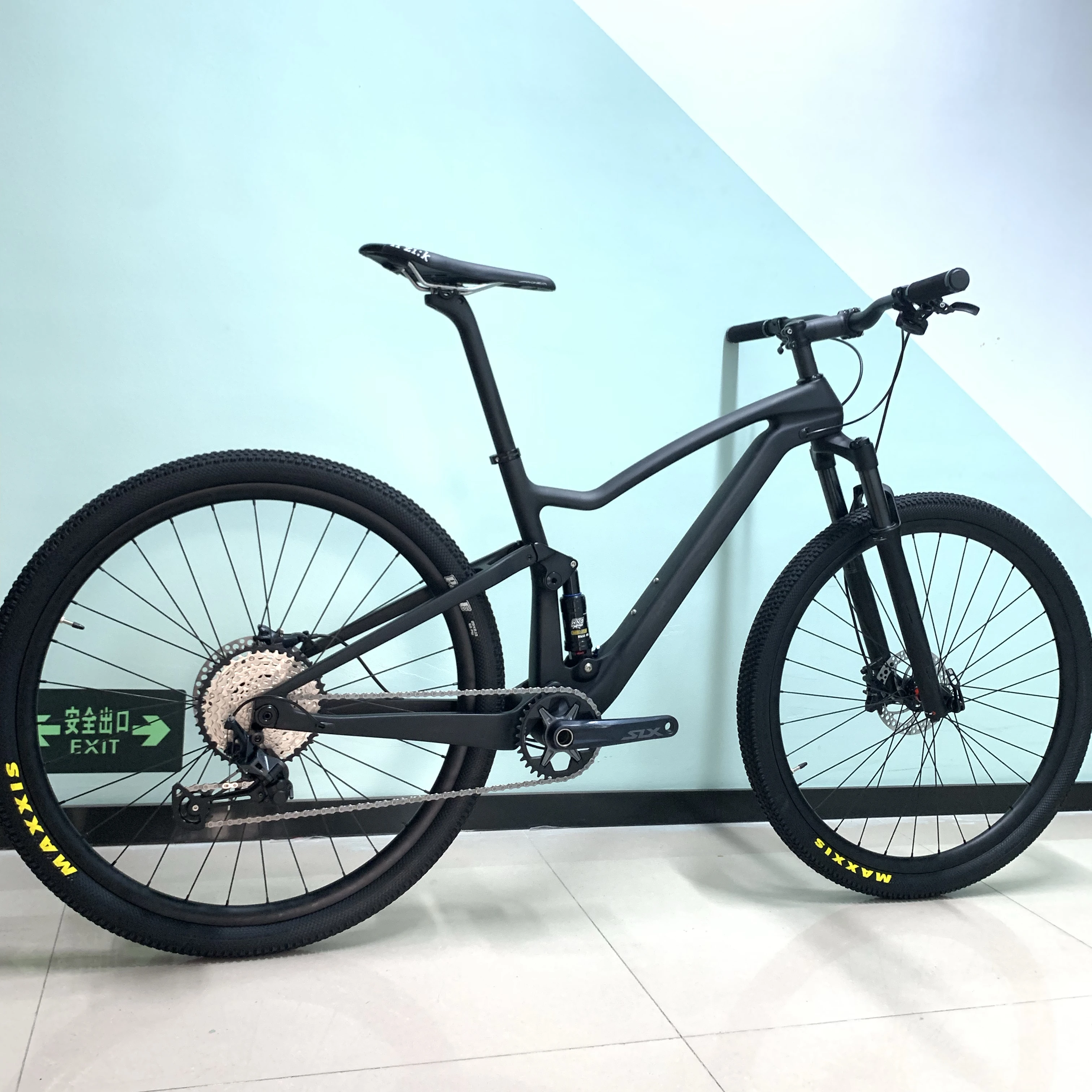 Bici da mountain Bike in carbonio a sospensione completa 29er con bici da  mtb in carbonio da corsa slx 12 velocità 15.5/17.5/19 pollici|Bicycle| -  AliExpress