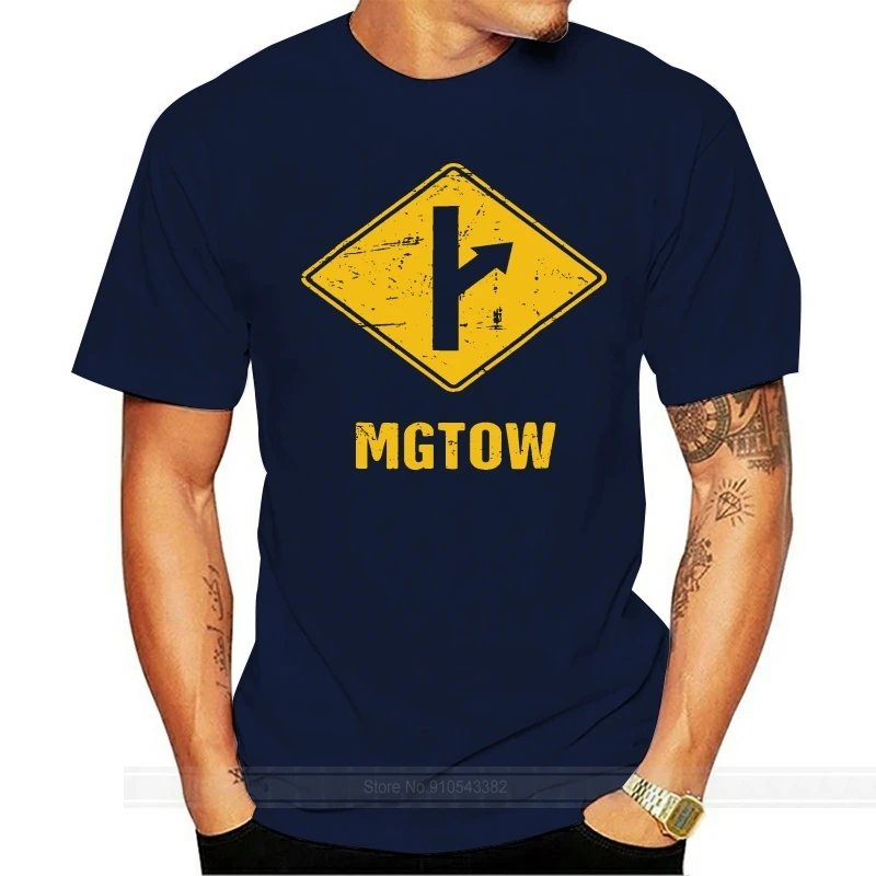 Забавная Мужская футболка модная MGTOW с собственным образом Женская хлопковая