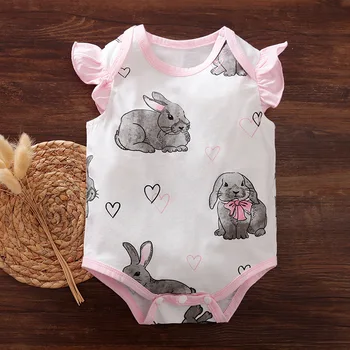 

Newborn Baby Girl Romper 100% Cotton New Born Infant Toddler Girls Costume Rabbit Onesie Jumpsuit Carters Clothes Bebe Pajama