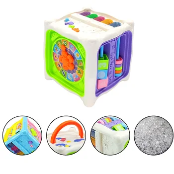 

Colorful Educational Brick Toys Baby Enlightenment Early Educational Toy Montessori Learning Box Model Learning Cube Set Hobbies