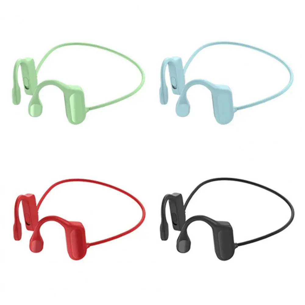 5.0 Bluetooth Earphones Sport Wireless Headset Ear Hook Air Bone Conduction Principle Stereo HIFI Headphones With Microphone | Электроника
