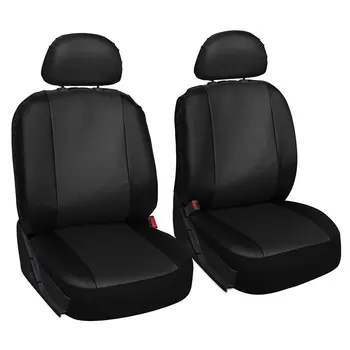 

Oxgord Faux Pu Leather Protects Original Upholstery Car Seat Covers Steering Wheel Belt Pad Head Rest