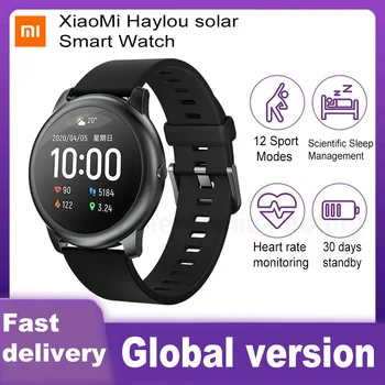 XiaoMi Haylou Solar Smart Watch IP68 Waterproof Sport Fitness Sleep...
