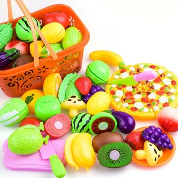 

20pcs/Set Kitchen toys For Children Pretend Play Cutting Foodvegetables Set Kids Kitchen Educational Toy Play House Toys