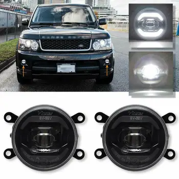 

2 X Car LED Driving Fog Lamp LED DRL Daytime Running Light For Land Rover Freelander 2 Range Rover Discovery 4 Range Rover Sport