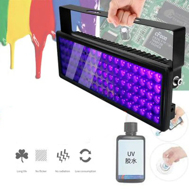500W 365NM 395NM Portable Portable UV UV Curing Lamp Ink Varnish Paint