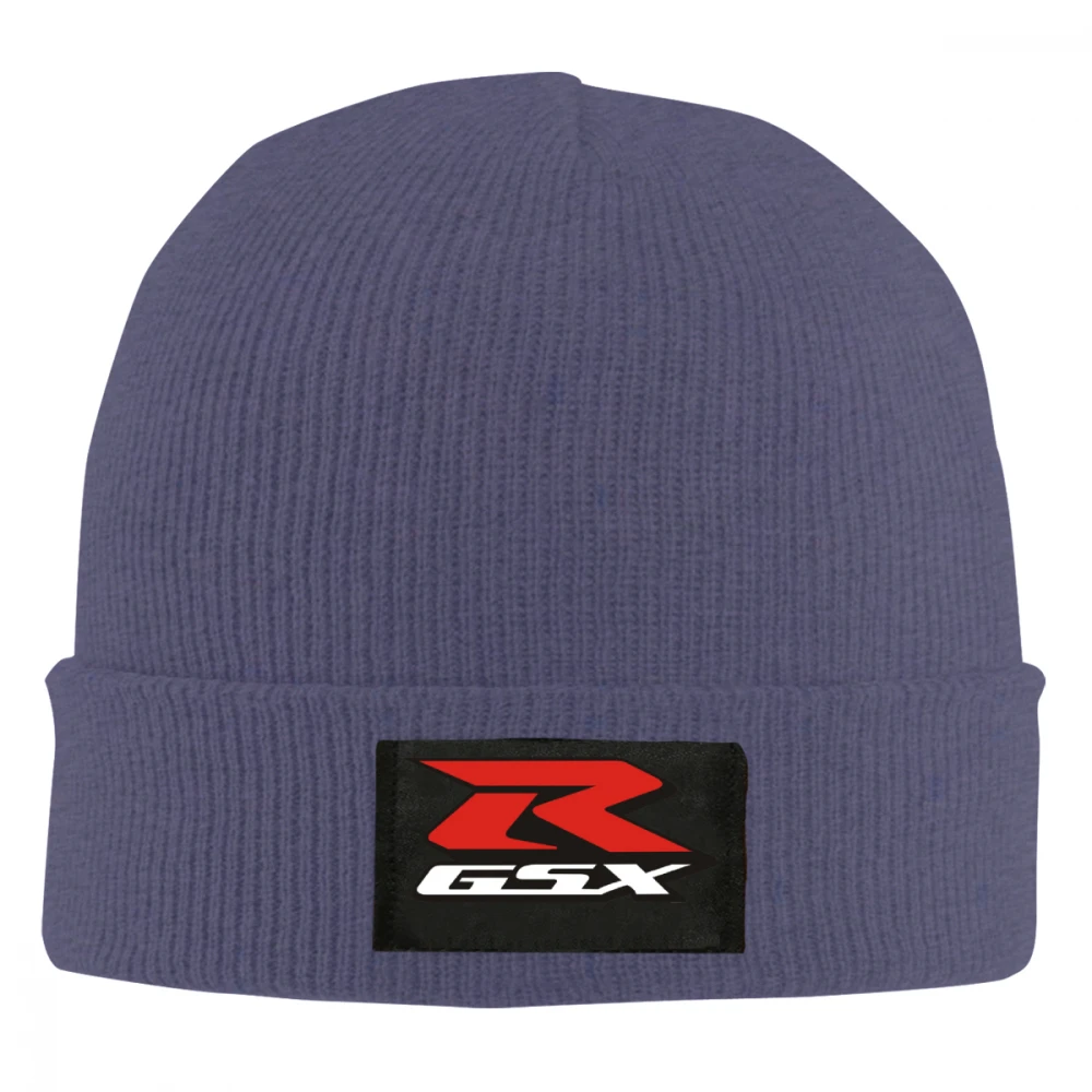Вязаная шапка с принтом Gsxr для мужчин и женщин, вязанные шапочки Skullies, теплая зимняя Лыжная шапка унисекс в стиле хип-хоп