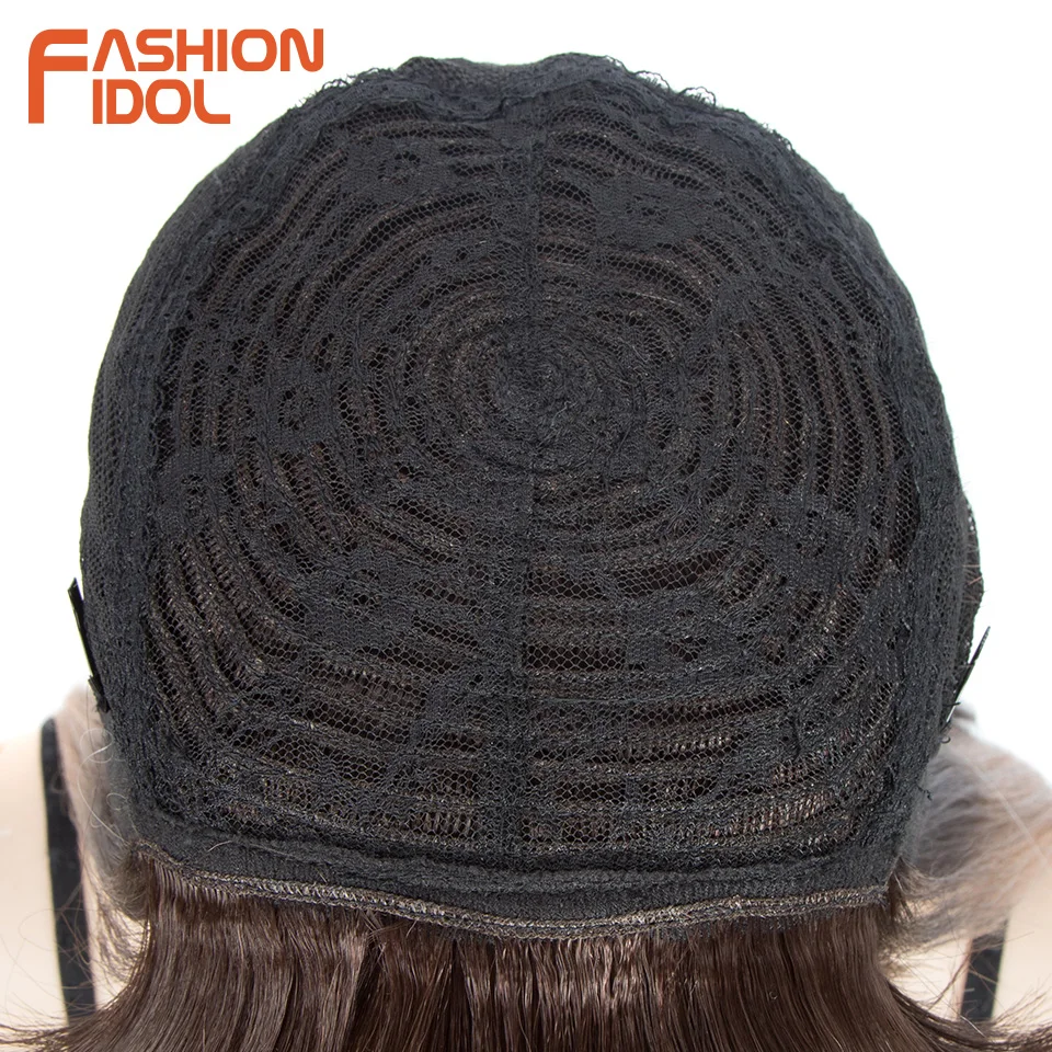 FASHION IDOL Synthetic Wig With Bangs 36 Inch Long Straight Wig Cosplay Ombre Blond Wigs For Black Women Heat Resistant Fiber