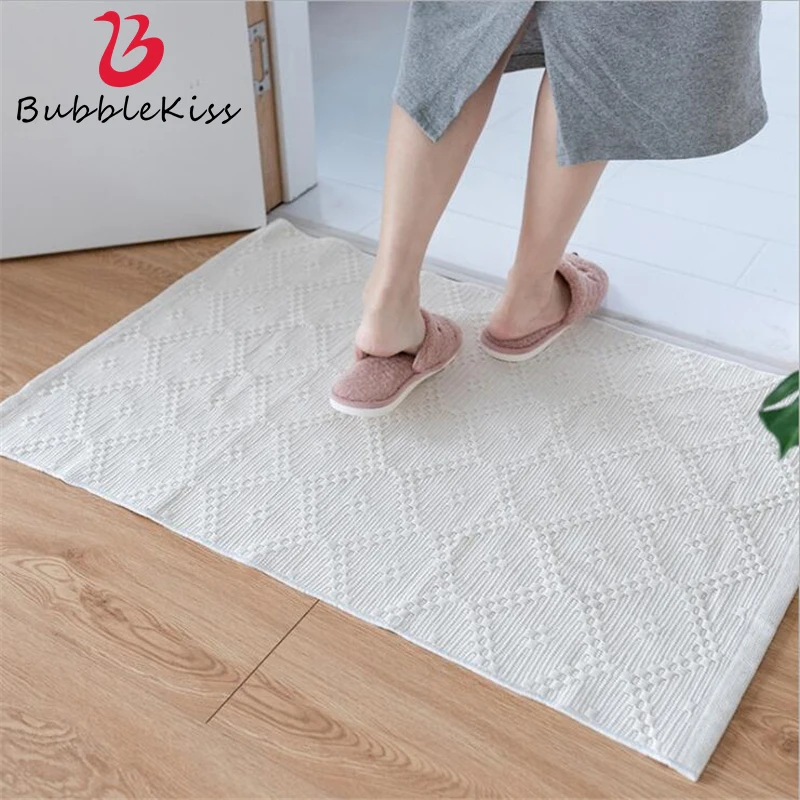 Nordic Soft White Simple Wave Cotton Carpets For Living Room Bedroom Floor Door Mat Simple Home Carpet Delicate Area Rugs Mats Nordic Soft White Simple Wave Cotton Carpets For Living Room Bedroom Floor Door Mat Simple Home Carpet Delicate Area Rugs Mats