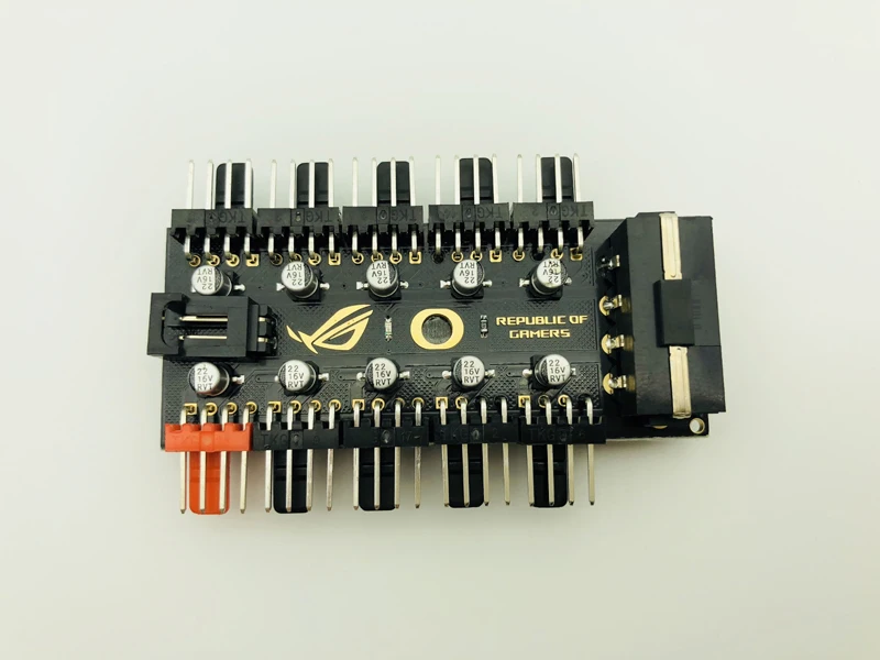 Newest PC 1 to 10 4Pin Molex Cooler Cooling Fan Hub Splitter Cable PWM 12V Led Power Supply Adapter For BTC Bitcoin Miner Mining